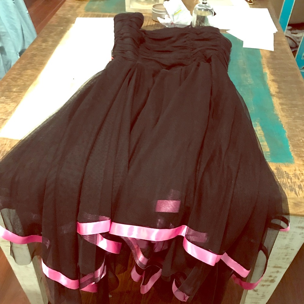 Black evening dress